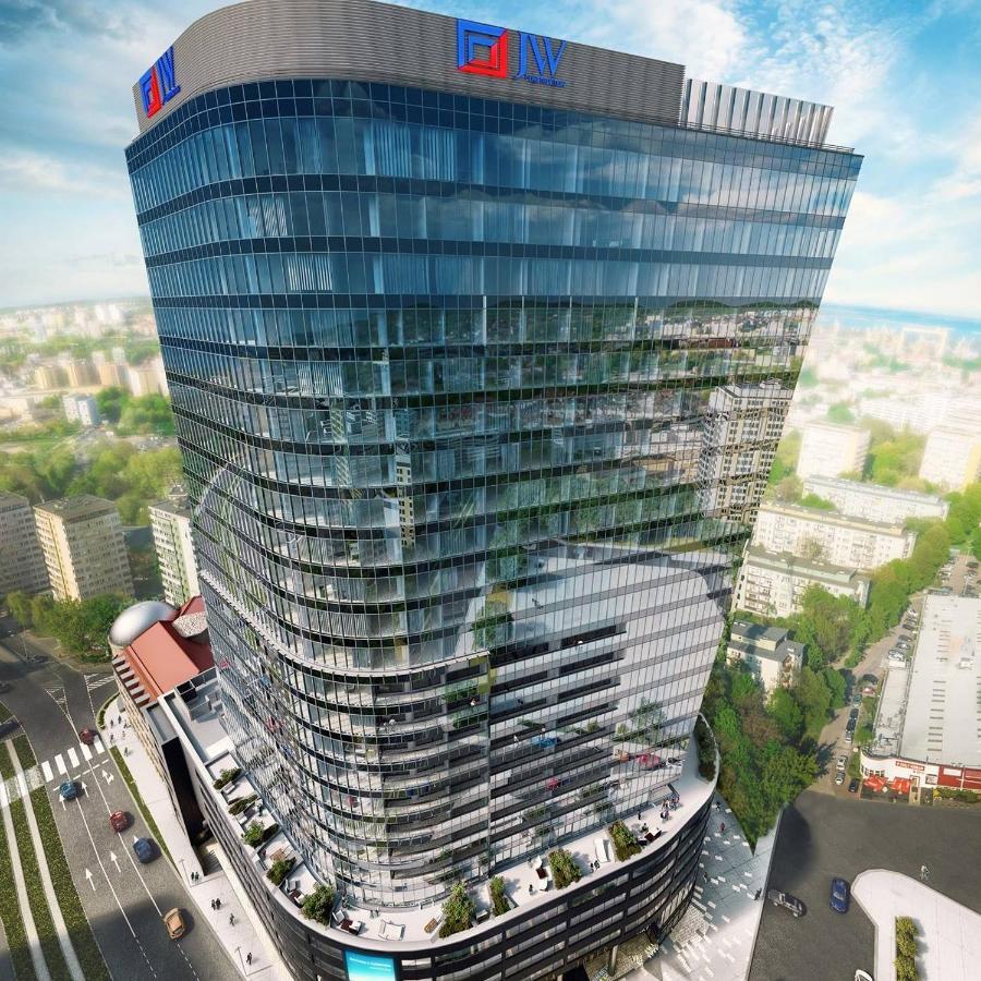 Ms Hanza Tower Apartment 20 Floor Szczecin Bagian luar foto